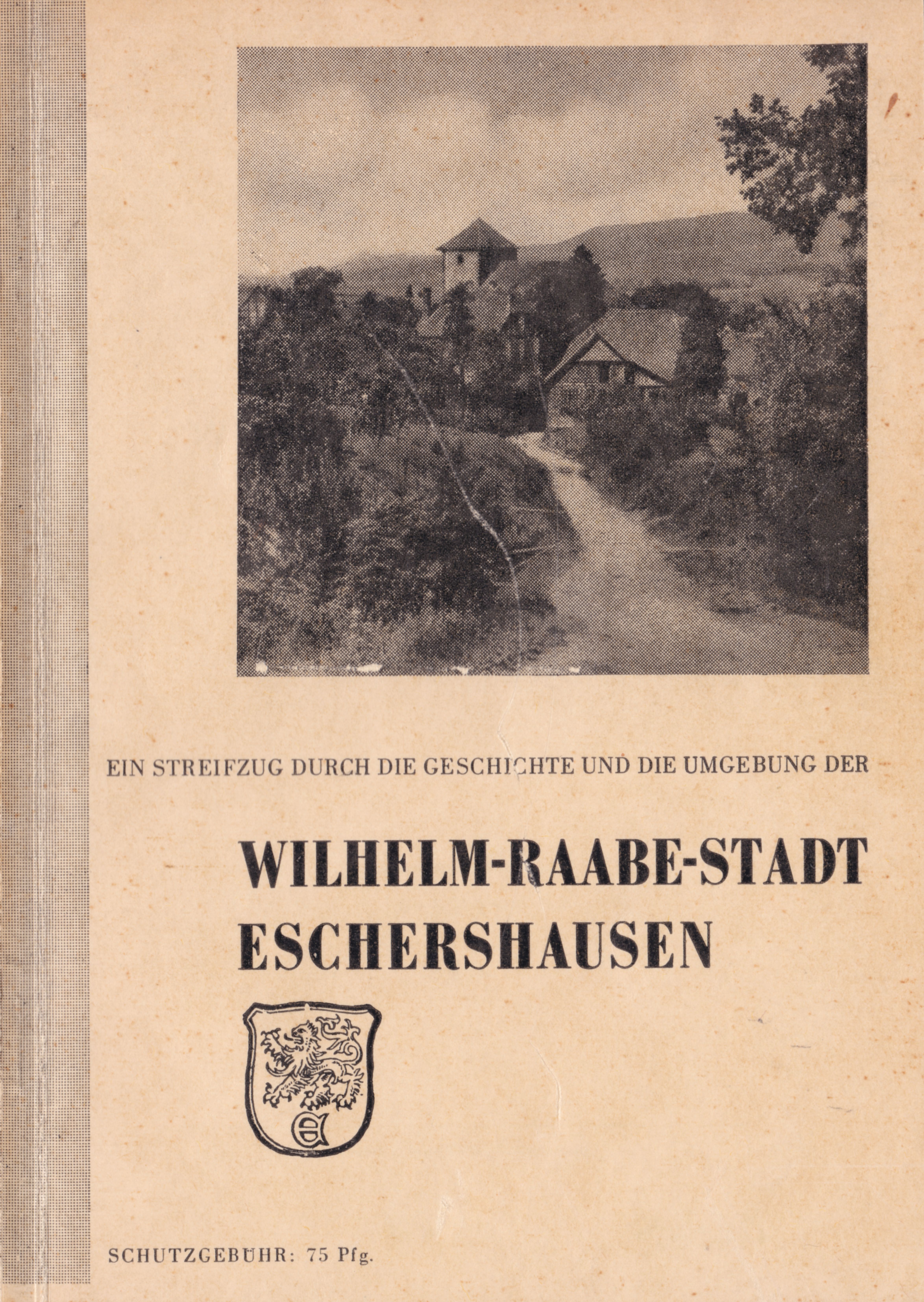 Frontseite des Buchs Raabestadt Eschershausen 1957